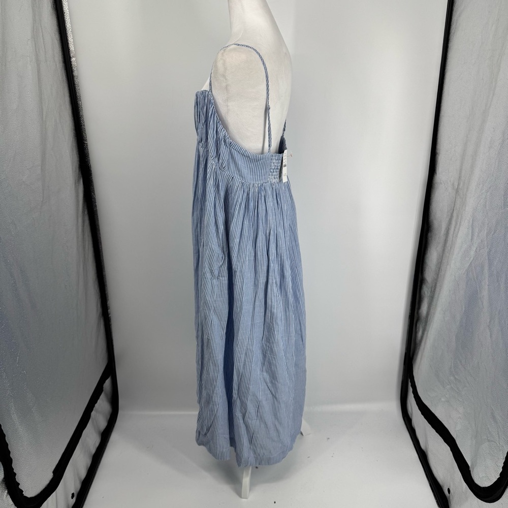 J. Crew Light Blue Strapless Maxi Dress - Picture 6 of 15